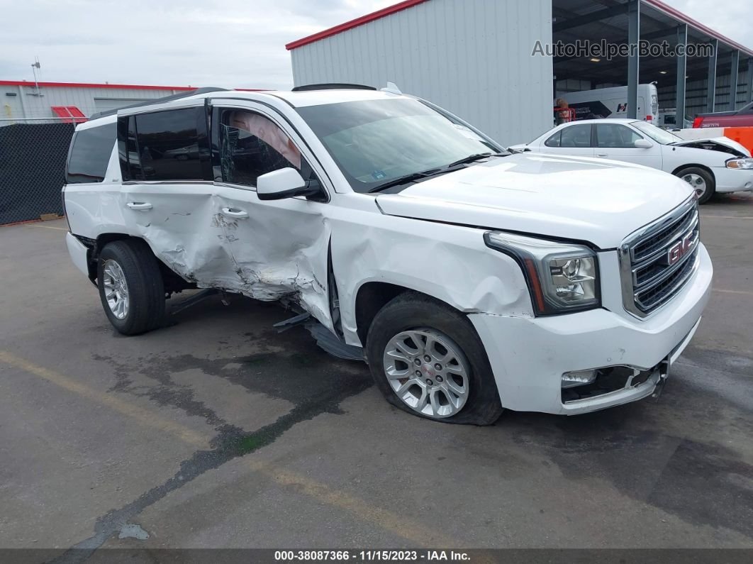 2020 Gmc Yukon 4wd Slt White vin: 1GKS2BKC6LR206756