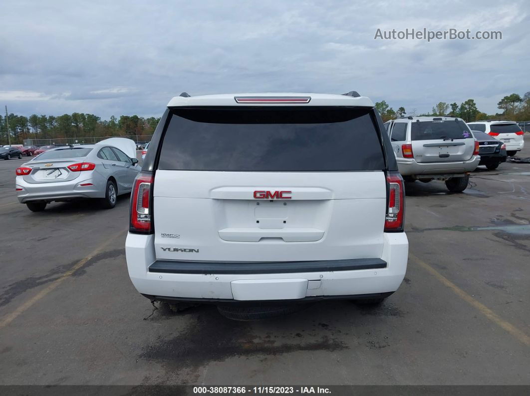 2020 Gmc Yukon 4wd Slt White vin: 1GKS2BKC6LR206756