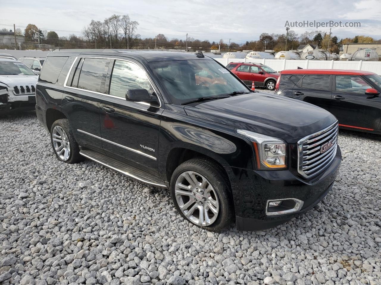 2017 Gmc Yukon Slt Черный vin: 1GKS2BKC7HR324290