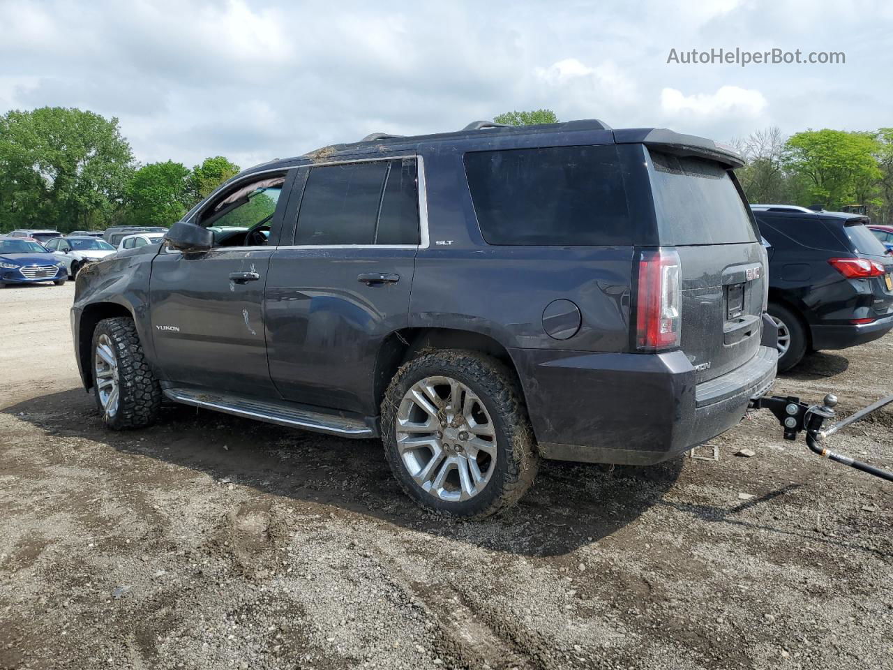 2017 Gmc Yukon Slt Черный vin: 1GKS2BKC9HR166311