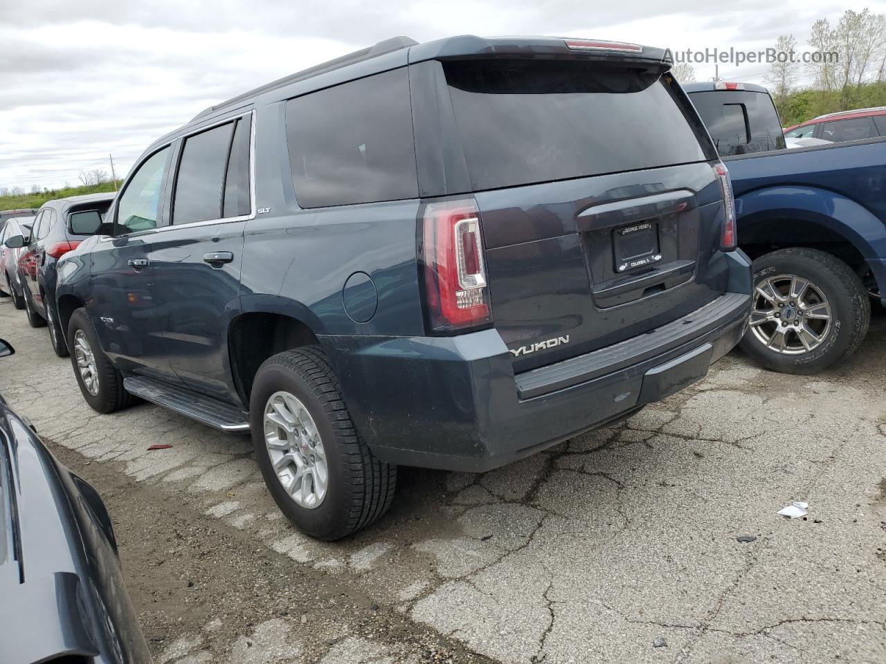 2020 Gmc Yukon Slt Синий vin: 1GKS2BKC9LR159027