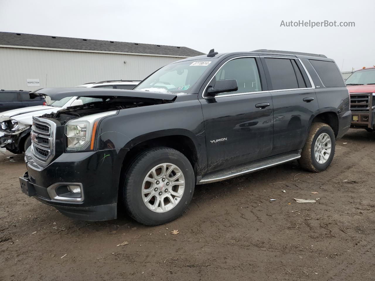 2017 Gmc Yukon Slt Black vin: 1GKS2BKCXHR166902