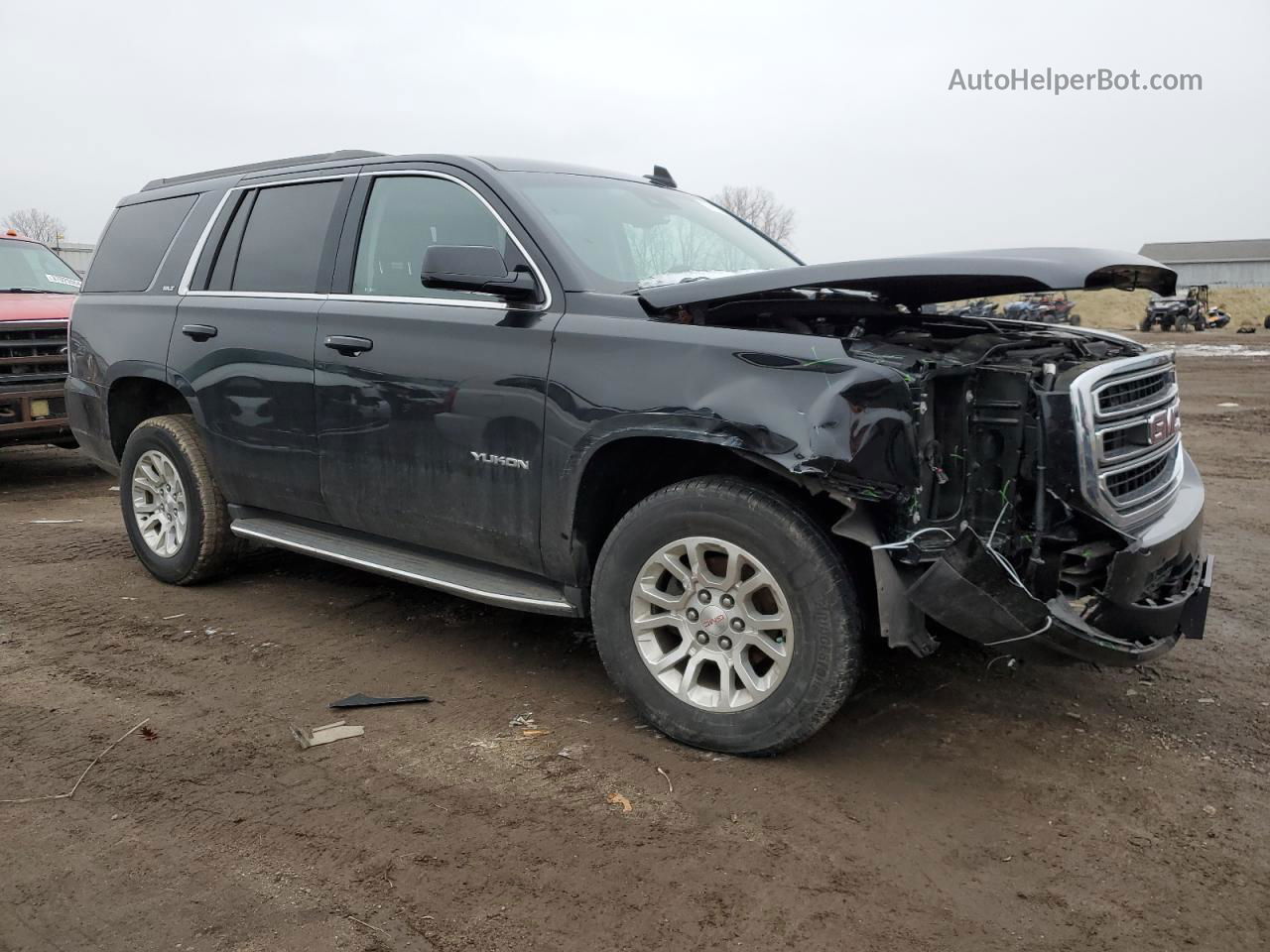 2017 Gmc Yukon Slt Black vin: 1GKS2BKCXHR166902