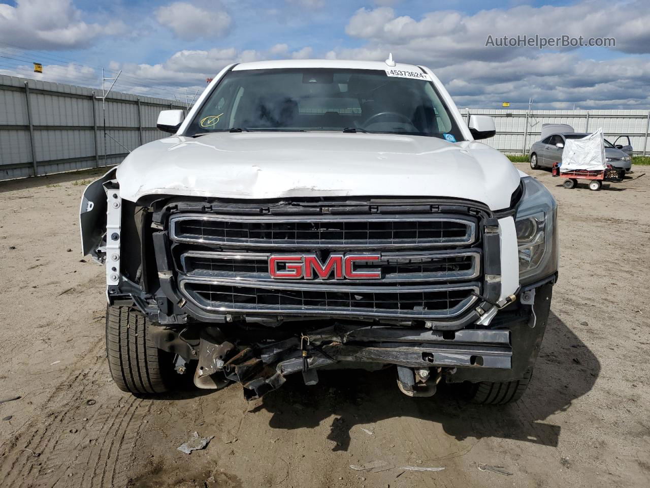 2017 Gmc Yukon Slt White vin: 1GKS2BKCXHR195638