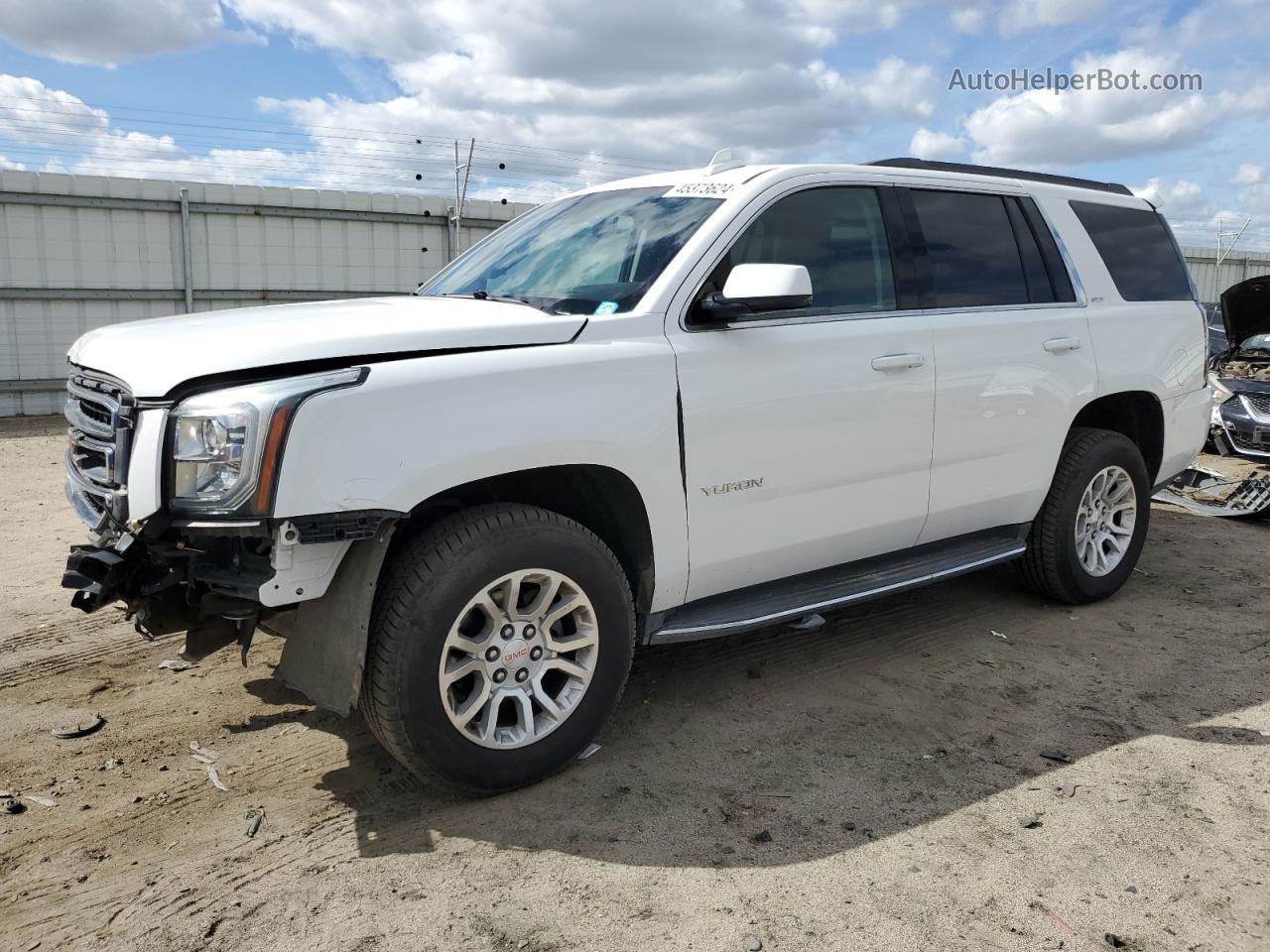 2017 Gmc Yukon Slt White vin: 1GKS2BKCXHR195638