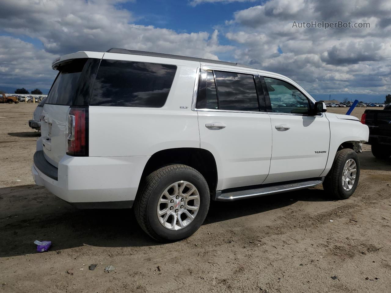 2017 Gmc Yukon Slt White vin: 1GKS2BKCXHR195638