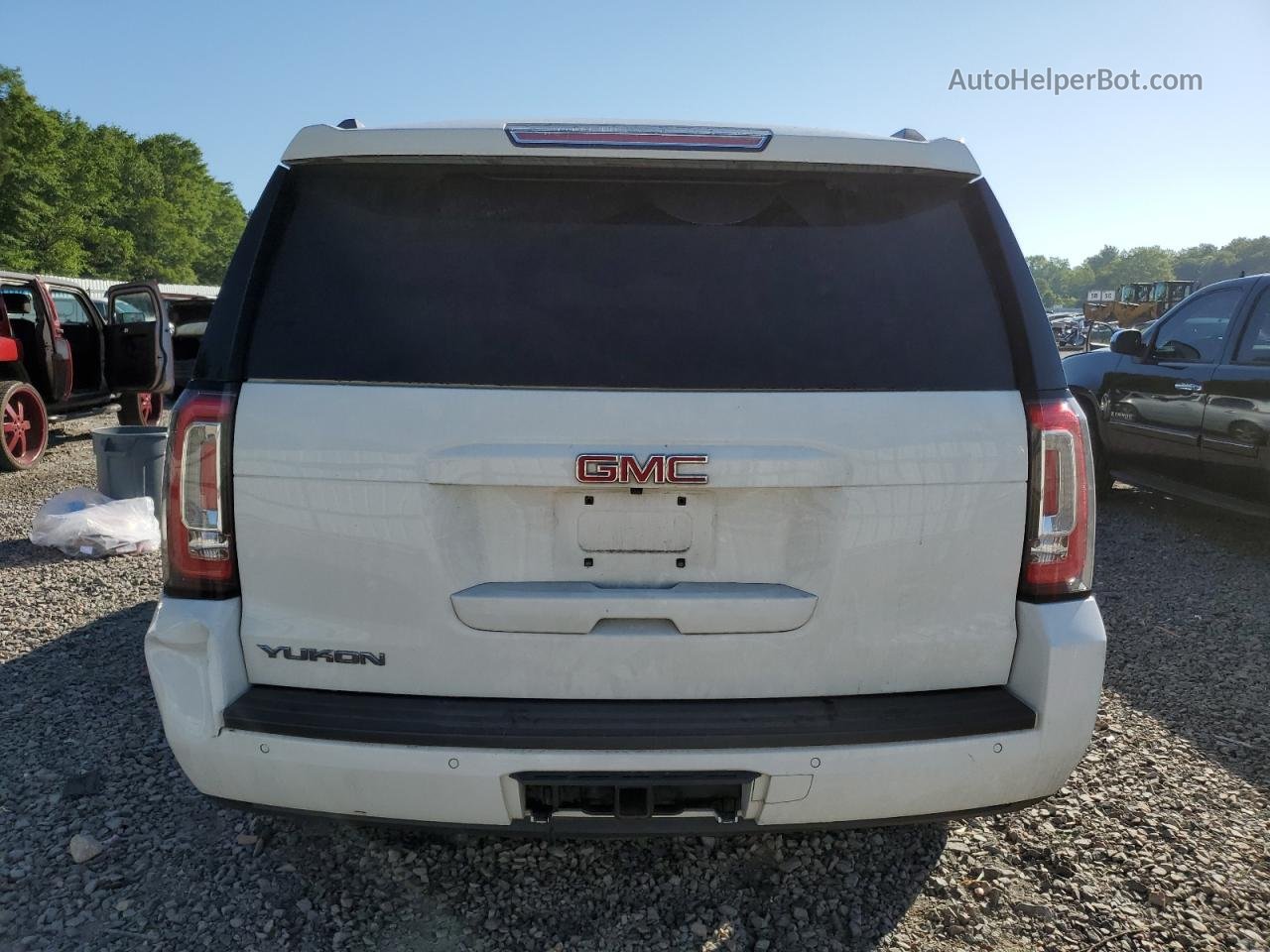 2017 Gmc Yukon Slt White vin: 1GKS2BKCXHR288210