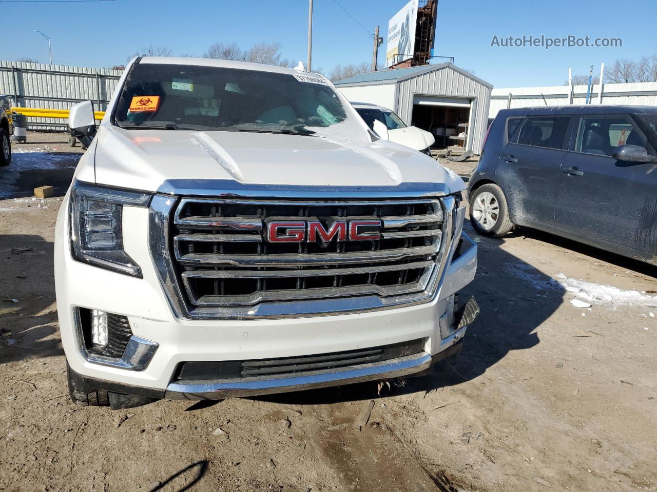 2021 Gmc Yukon Slt Белый vin: 1GKS2BKD0MR141249