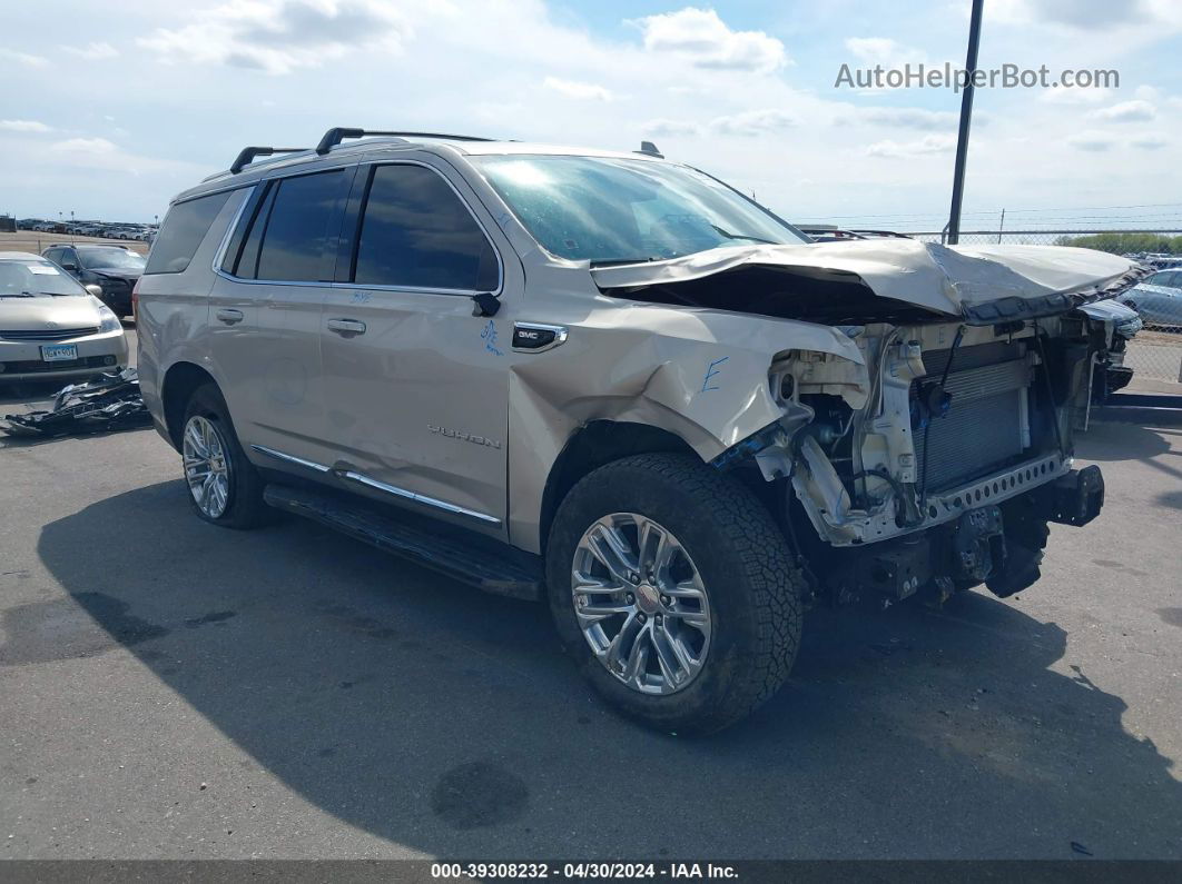 2021 Gmc Yukon 4wd Slt Beige vin: 1GKS2BKD1MR115288