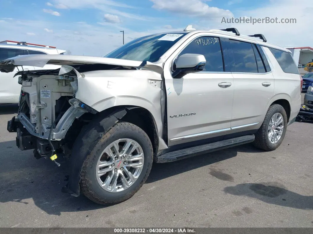 2021 Gmc Yukon 4wd Slt Beige vin: 1GKS2BKD1MR115288