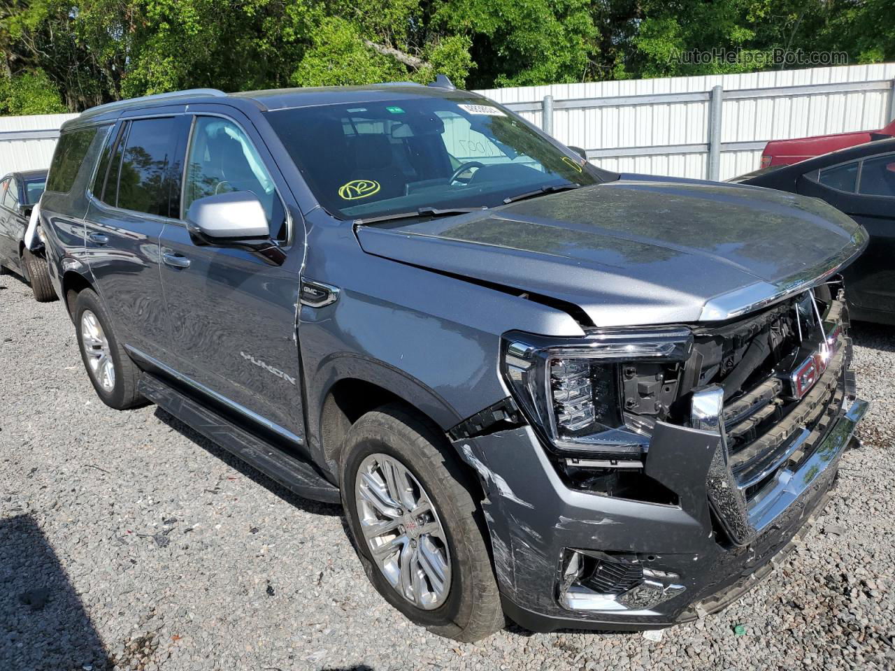 2021 Gmc Yukon Slt Gray vin: 1GKS2BKD2MR404860