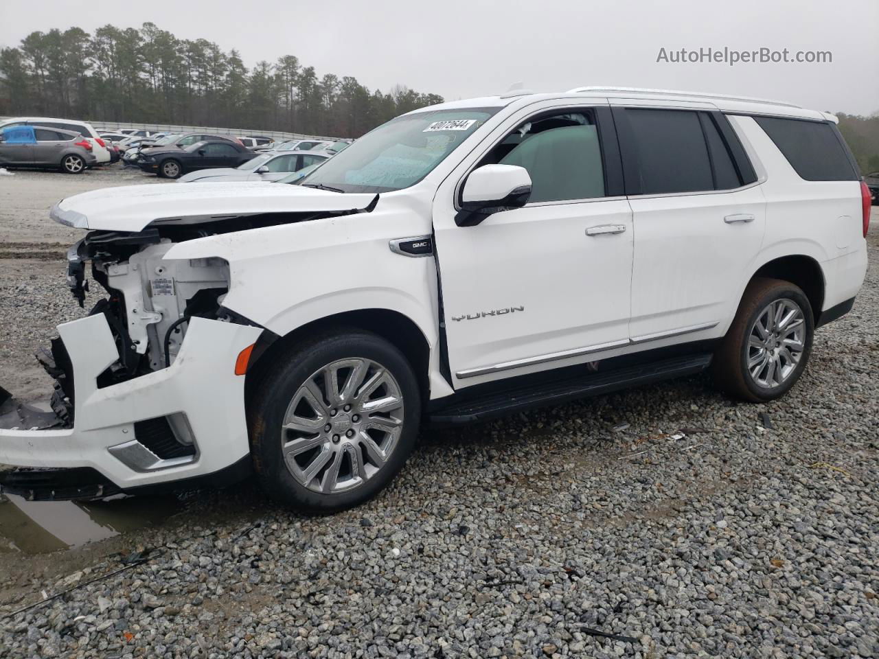 2021 Gmc Yukon Slt White vin: 1GKS2BKD3MR116068