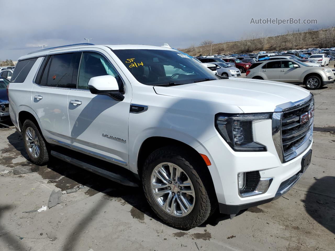 2021 Gmc Yukon Slt Белый vin: 1GKS2BKD3MR185679