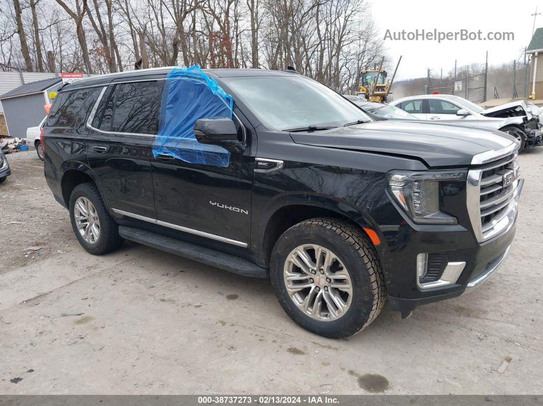 2021 Gmc Yukon 4wd Slt Black vin: 1GKS2BKD3MR422266