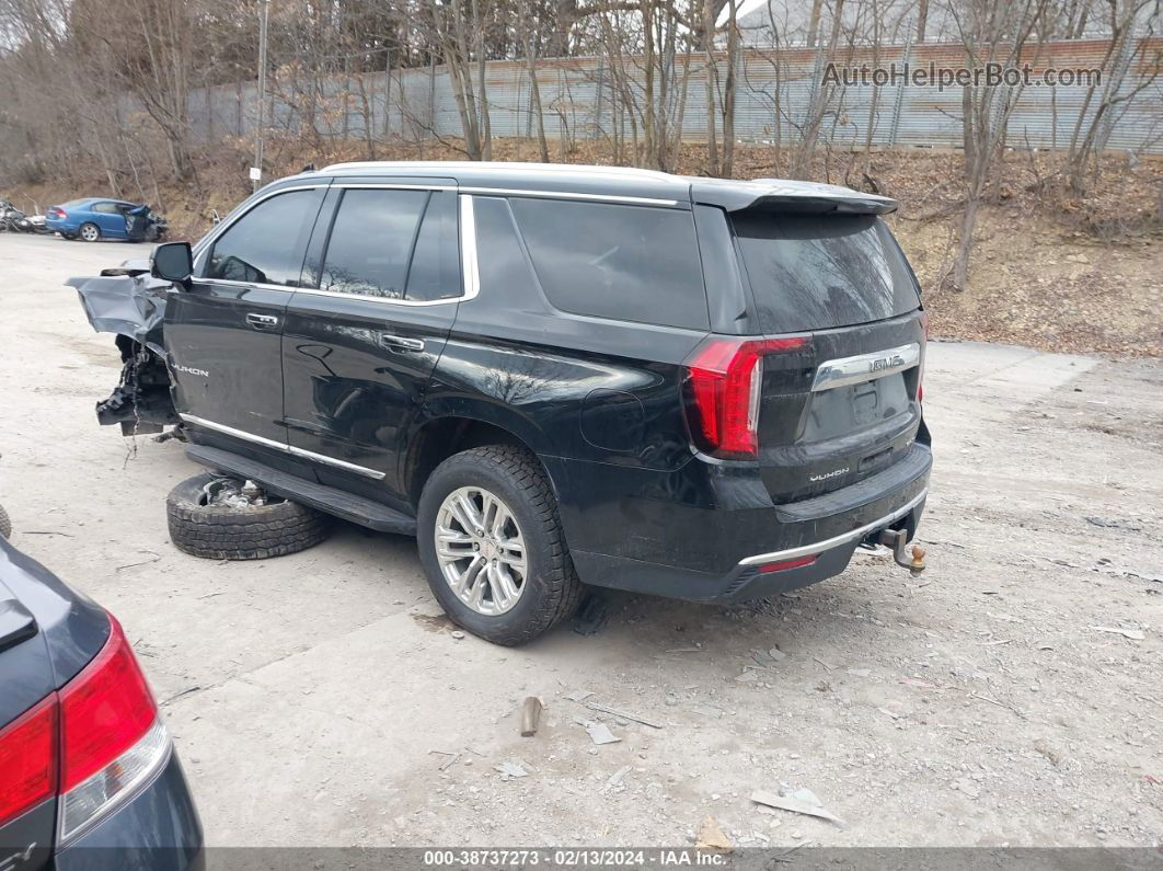 2021 Gmc Yukon 4wd Slt Black vin: 1GKS2BKD3MR422266