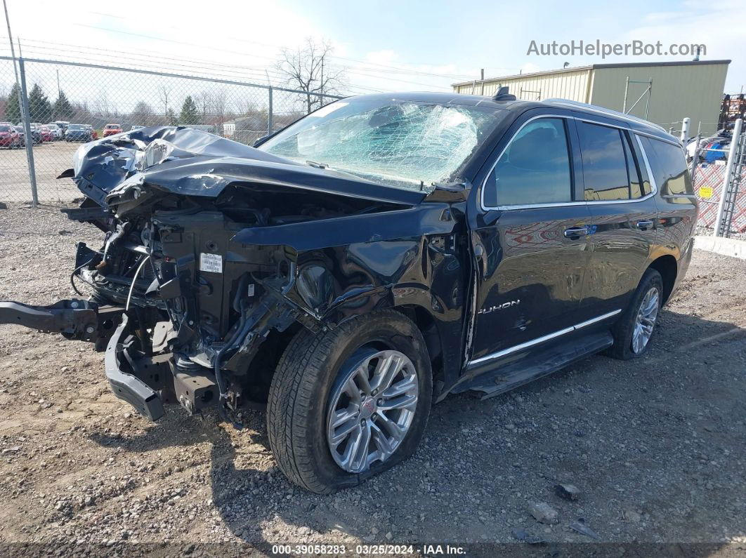 2021 Gmc Yukon 4wd Slt Black vin: 1GKS2BKD6MR391112