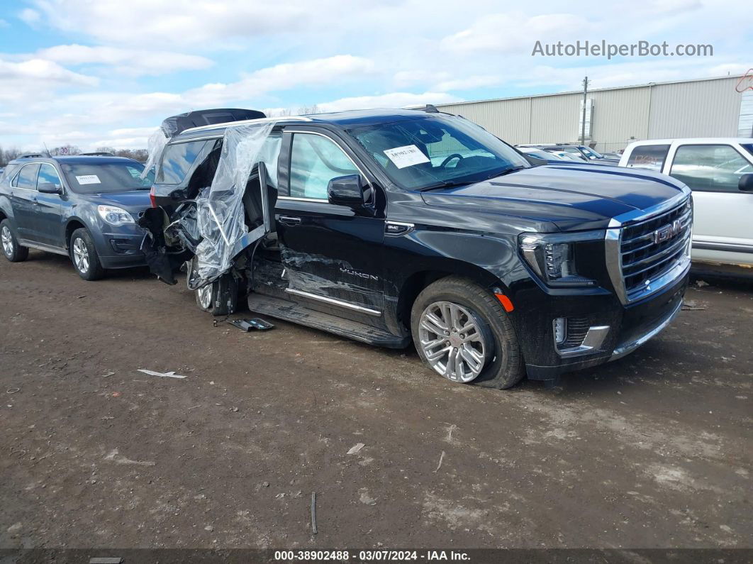 2021 Gmc Yukon 4wd Slt Black vin: 1GKS2BKD7MR401260