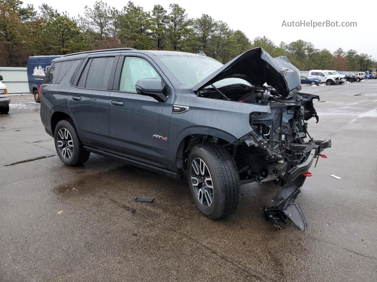 2021 Gmc Yukon At4 Gray vin: 1GKS2CKD7MR410059