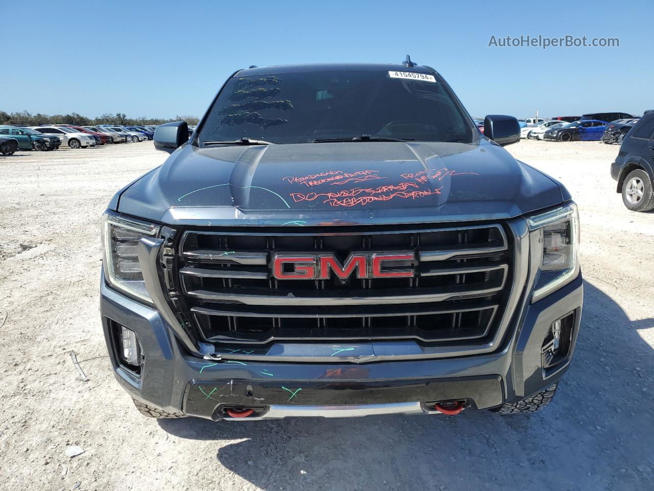 2021 Gmc Yukon At4 Синий vin: 1GKS2CKD9MR312182