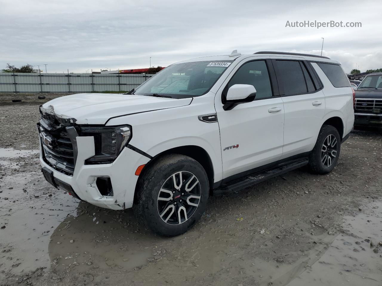 2021 Gmc Yukon At4 White vin: 1GKS2CKDXMR491512