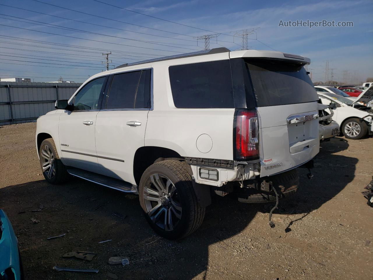 2017 Gmc Yukon Denali White vin: 1GKS2CKJ0HR115395