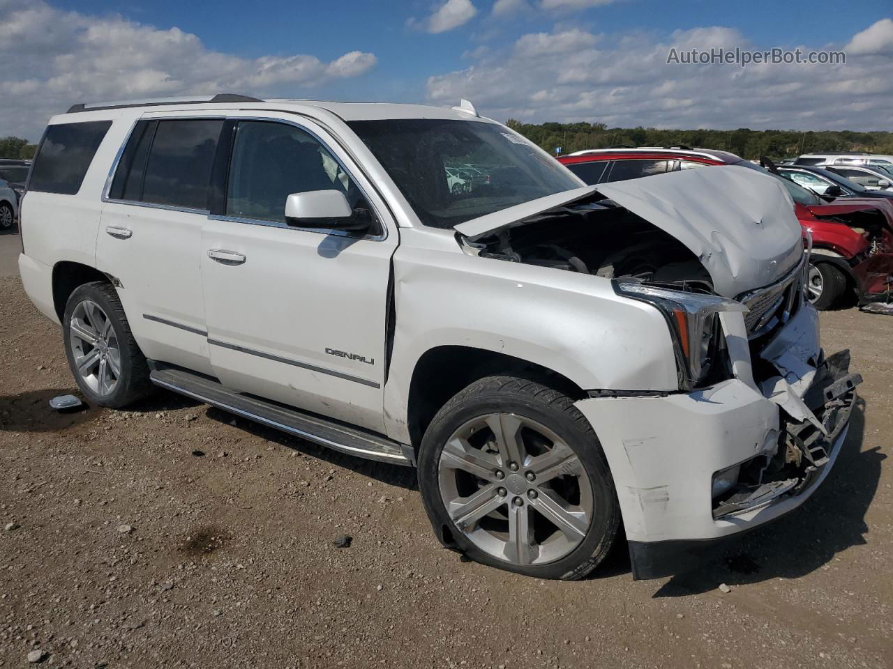 2017 Gmc Yukon Denali White vin: 1GKS2CKJ0HR215092