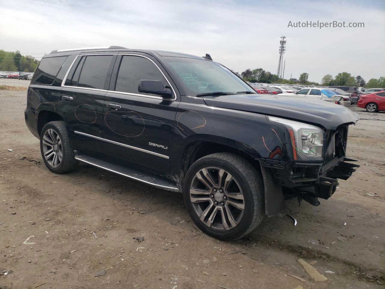 2017 Gmc Yukon Denali Черный vin: 1GKS2CKJ0HR289192