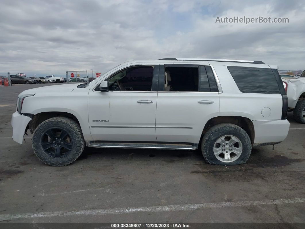 2017 Gmc Yukon Denali White vin: 1GKS2CKJ0HR310686