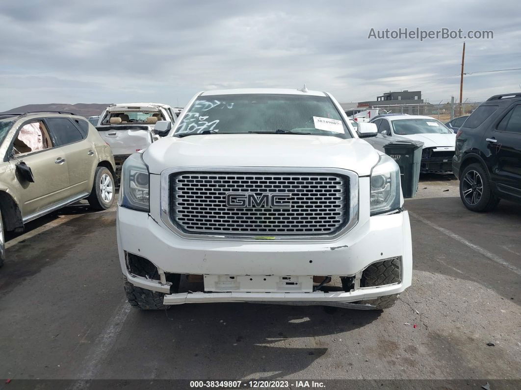 2017 Gmc Yukon Denali White vin: 1GKS2CKJ0HR310686