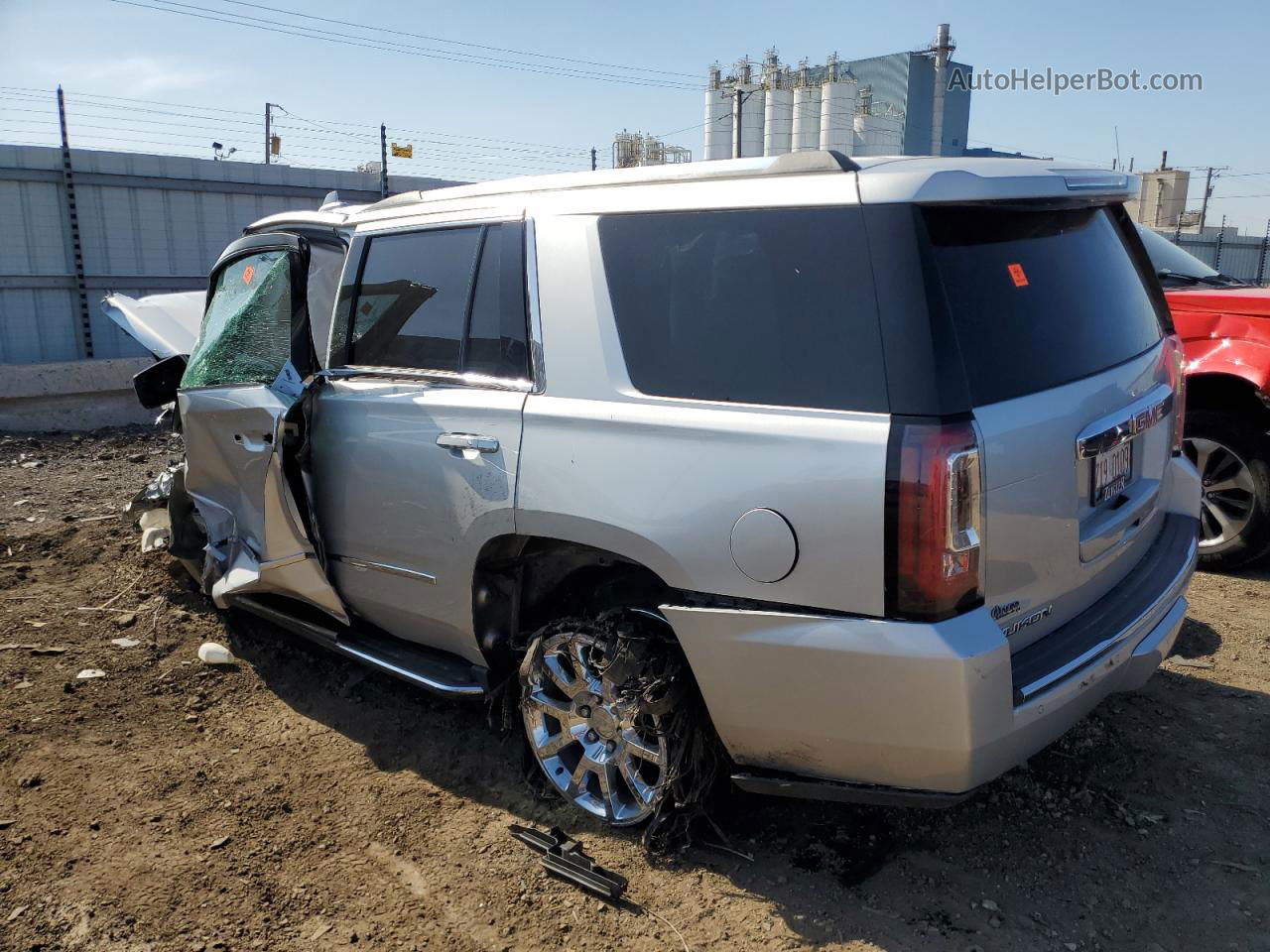 2017 Gmc Yukon Denali Серебряный vin: 1GKS2CKJ1HR116913