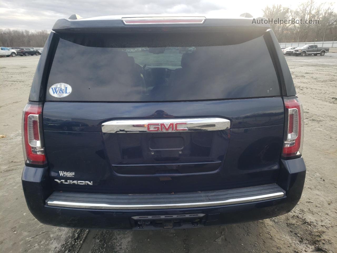 2017 Gmc Yukon Denali Синий vin: 1GKS2CKJ1HR253253