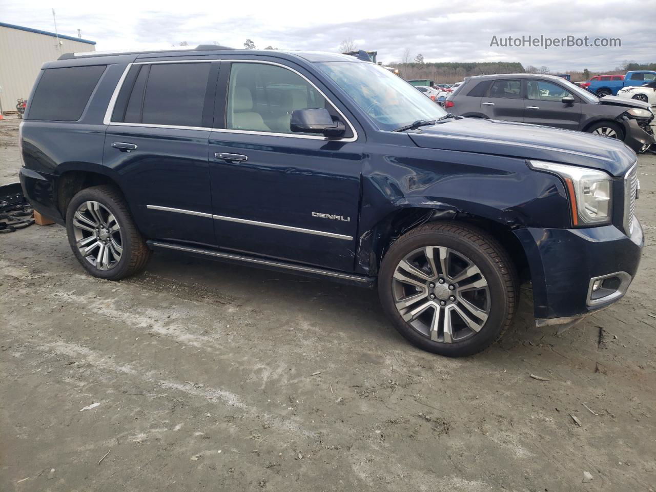 2017 Gmc Yukon Denali Синий vin: 1GKS2CKJ1HR253253