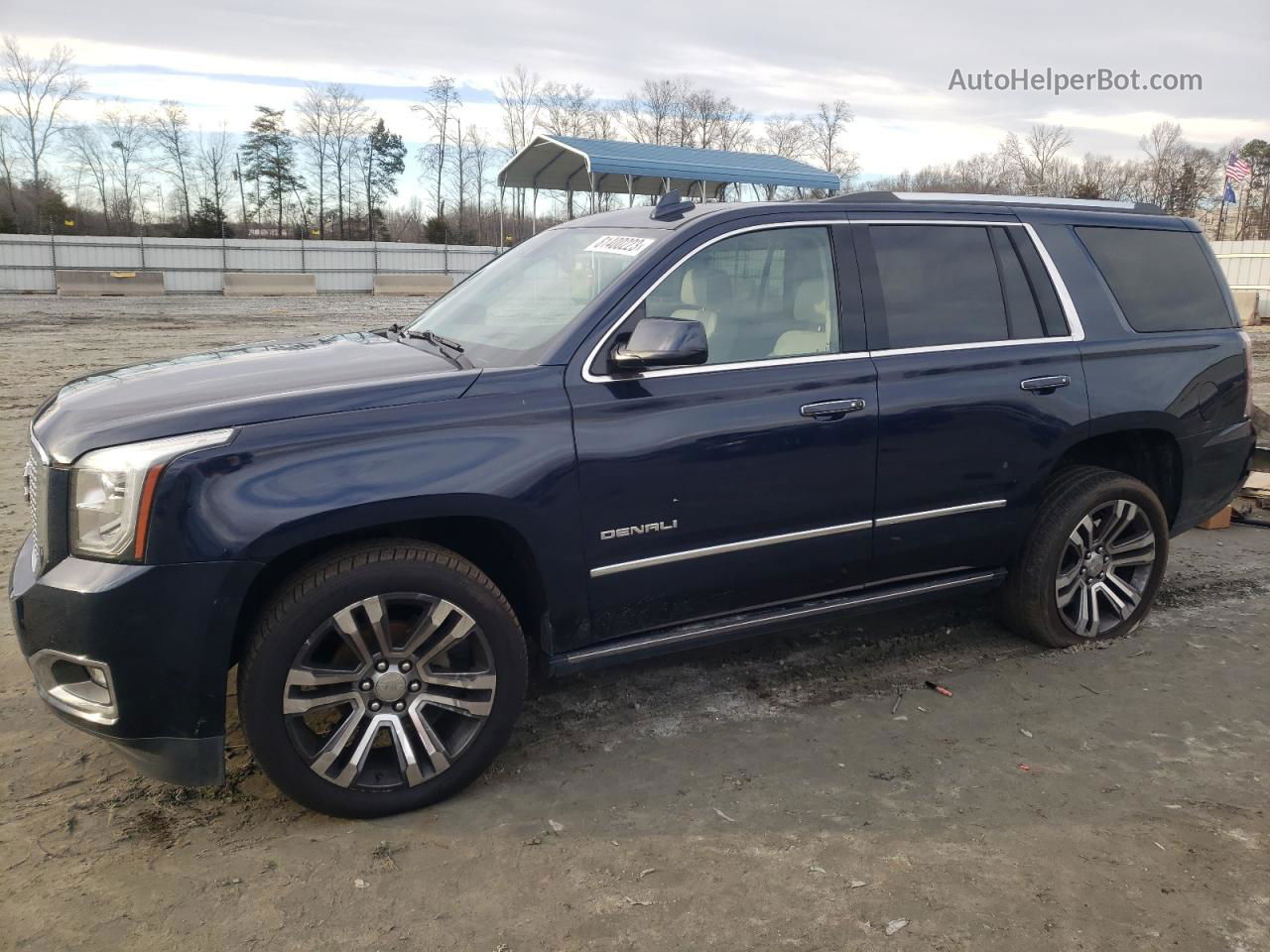 2017 Gmc Yukon Denali Синий vin: 1GKS2CKJ1HR253253