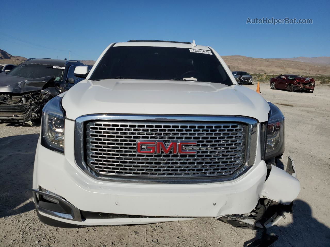 2017 Gmc Yukon Denali White vin: 1GKS2CKJ1HR279612