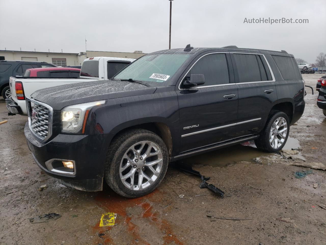 2020 Gmc Yukon Denali Black vin: 1GKS2CKJ1LR232122