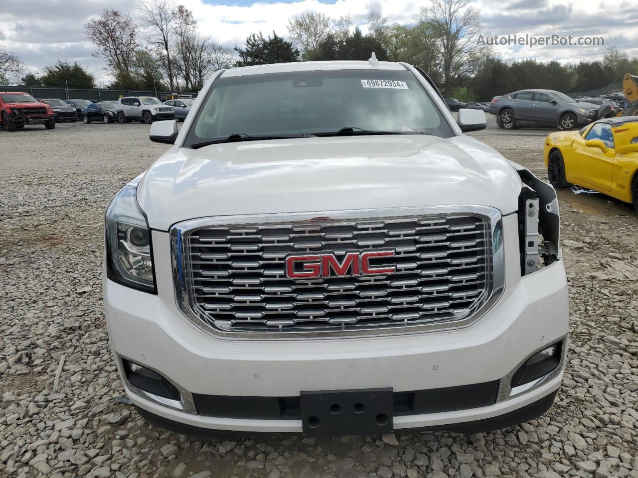 2020 Gmc Yukon Denali White vin: 1GKS2CKJ1LR282731