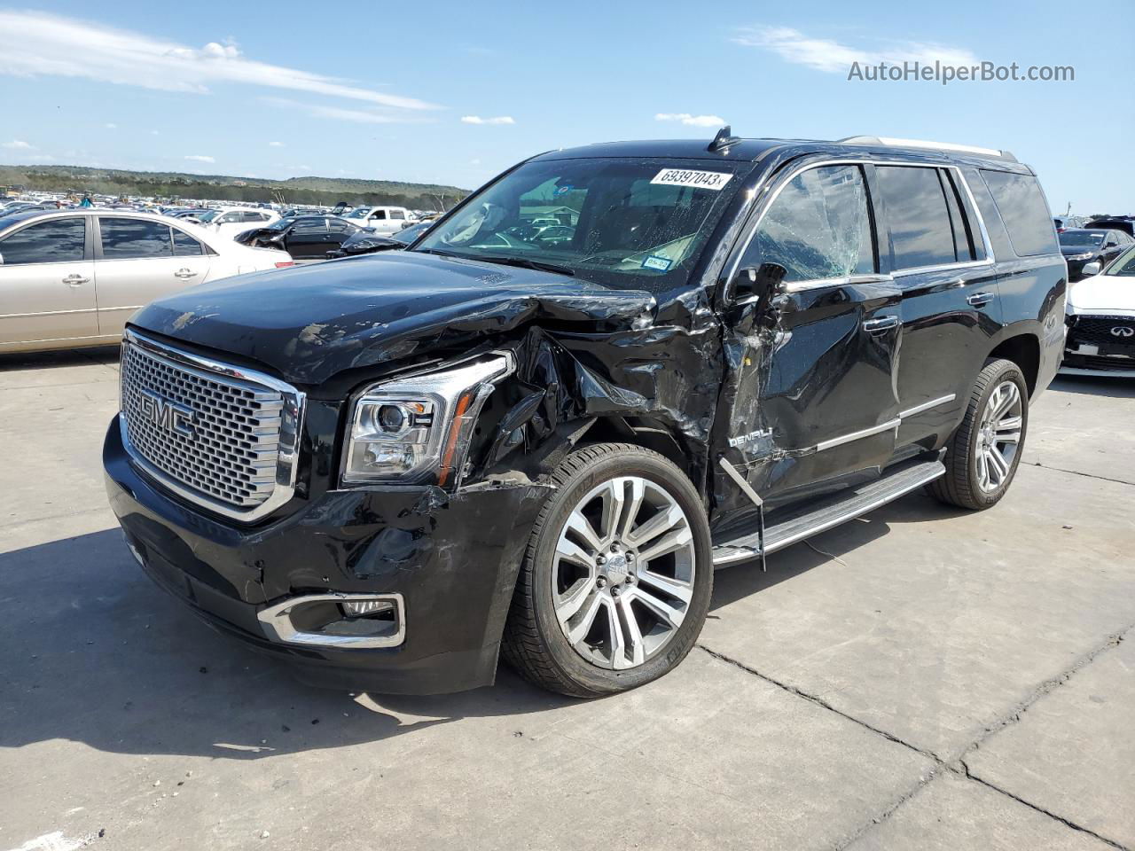 2017 Gmc Yukon Denali Черный vin: 1GKS2CKJ3HR260561