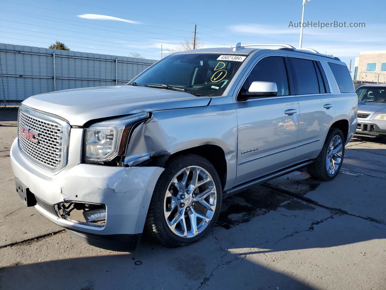 2017 Gmc Yukon Denali Silver vin: 1GKS2CKJ5HR256852