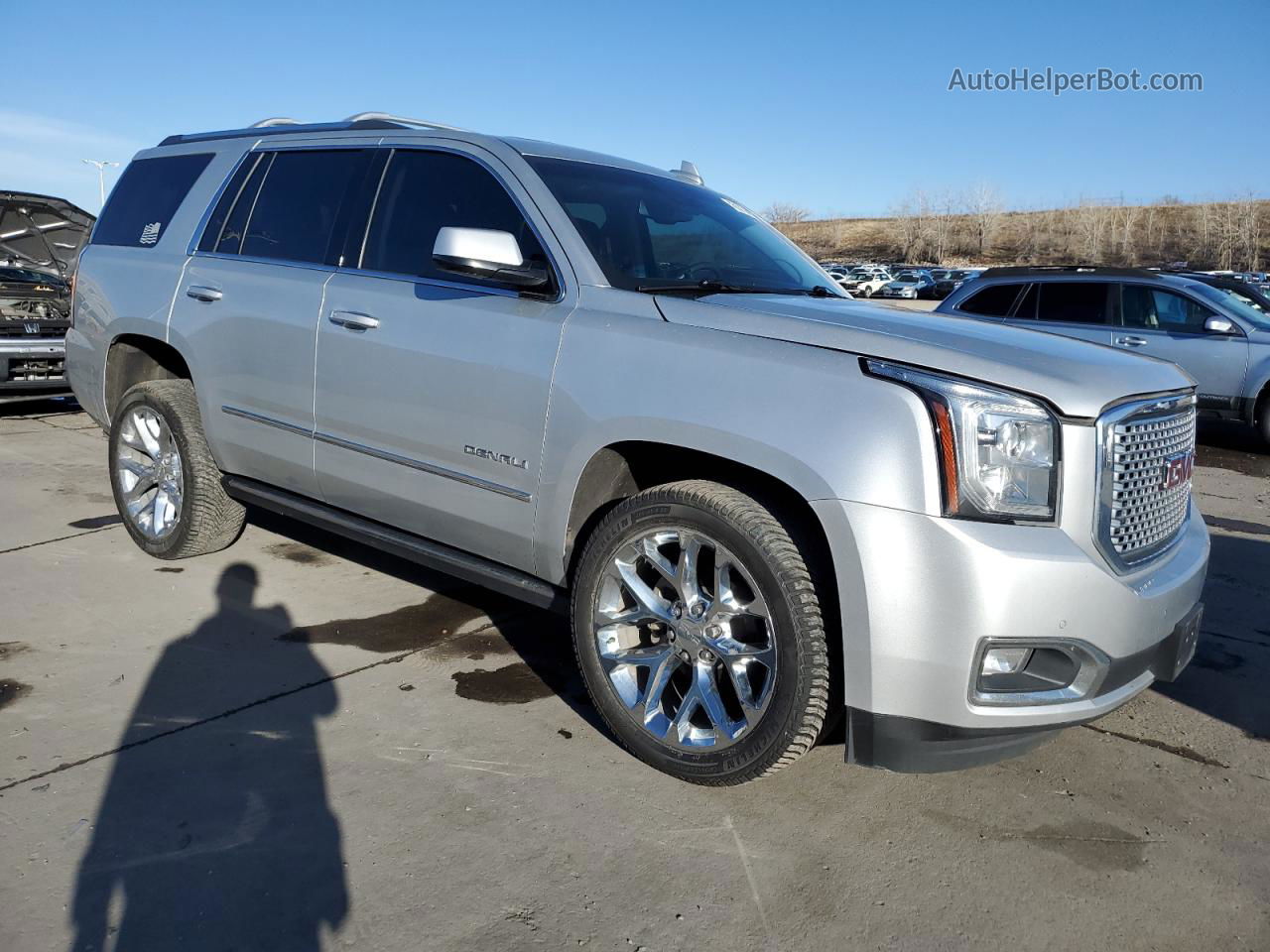 2017 Gmc Yukon Denali Silver vin: 1GKS2CKJ5HR256852