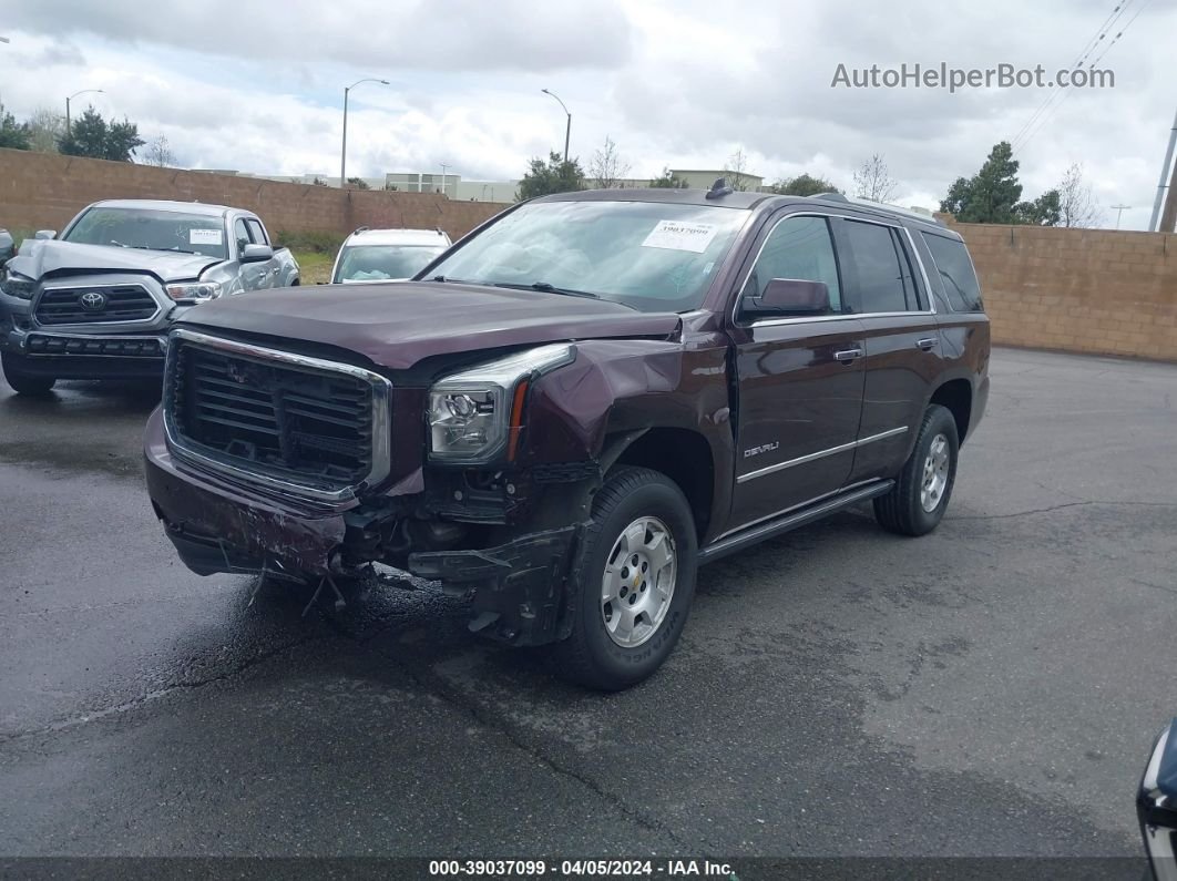 2017 Gmc Yukon Denali Burgundy vin: 1GKS2CKJ5HR326057