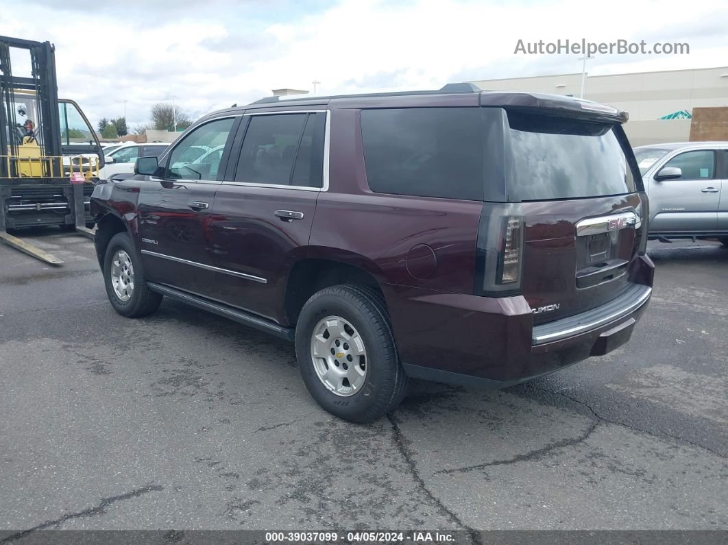 2017 Gmc Yukon Denali Burgundy vin: 1GKS2CKJ5HR326057