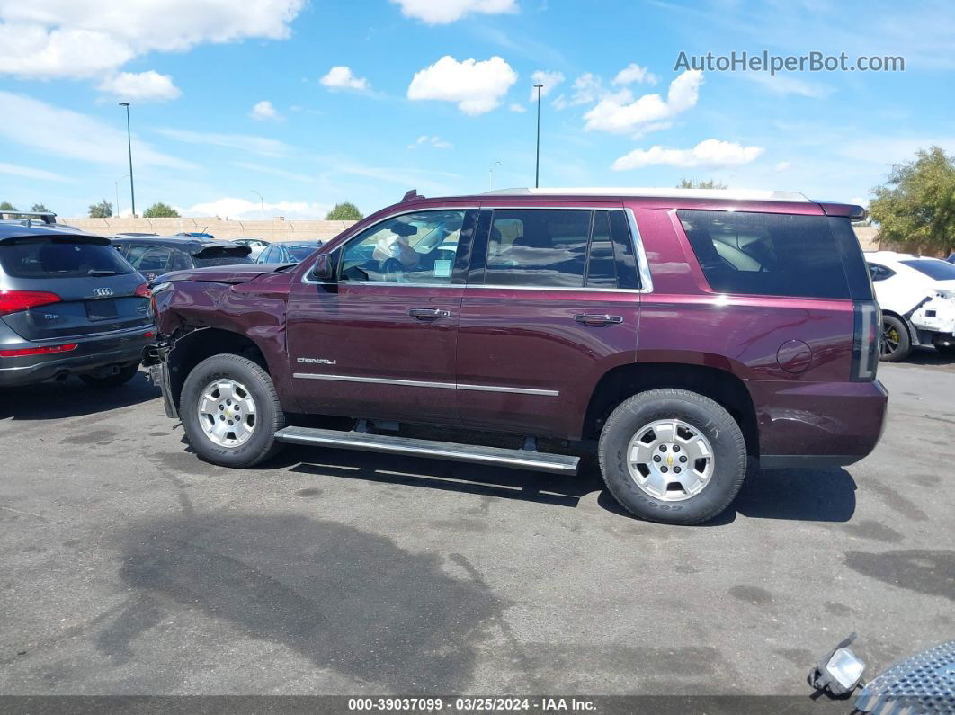 2017 Gmc Yukon Denali Burgundy vin: 1GKS2CKJ5HR326057