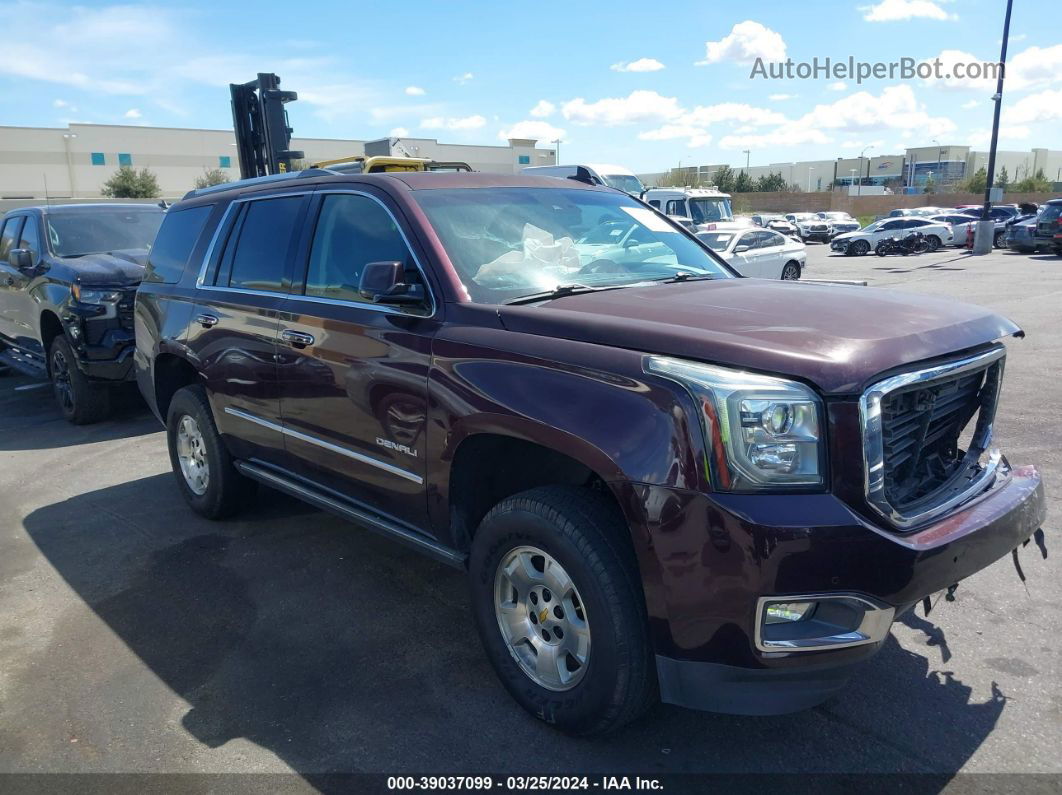 2017 Gmc Yukon Denali Burgundy vin: 1GKS2CKJ5HR326057