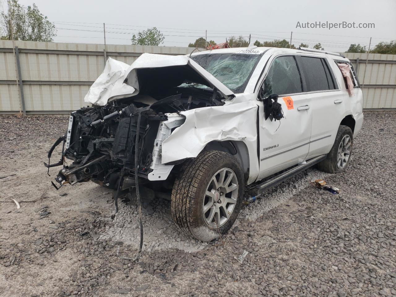 2020 Gmc Yukon Denali White vin: 1GKS2CKJ5LR190943