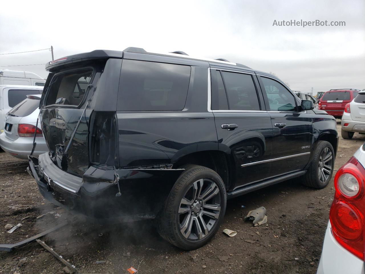 2017 Gmc Yukon Denali Black vin: 1GKS2CKJ8HR178843