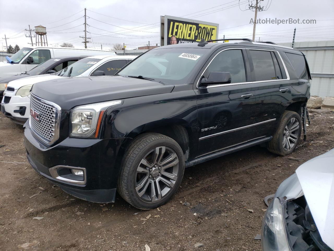 2017 Gmc Yukon Denali Black vin: 1GKS2CKJ8HR178843