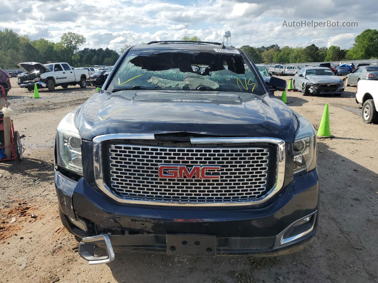 2017 Gmc Yukon Denali Blue vin: 1GKS2CKJ8HR179457