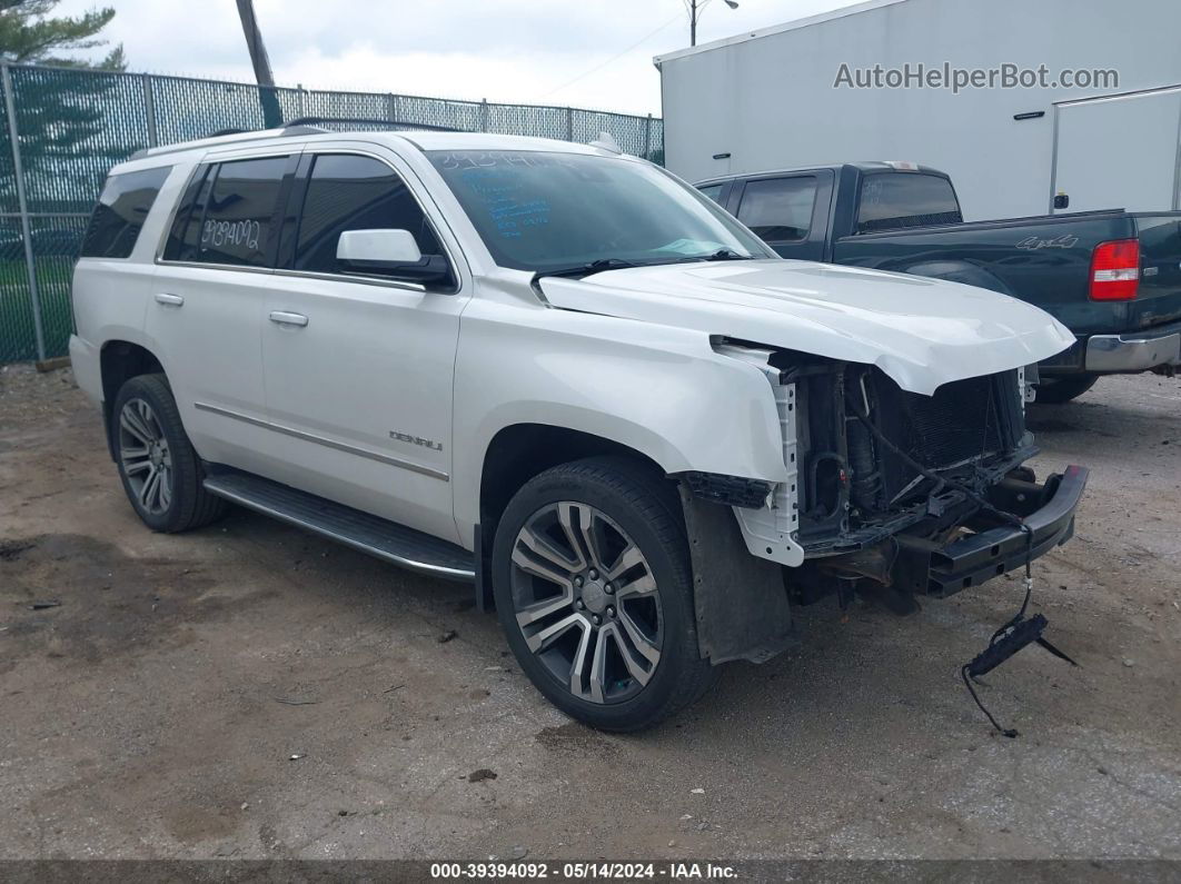 2017 Gmc Yukon Denali White vin: 1GKS2CKJXHR393947