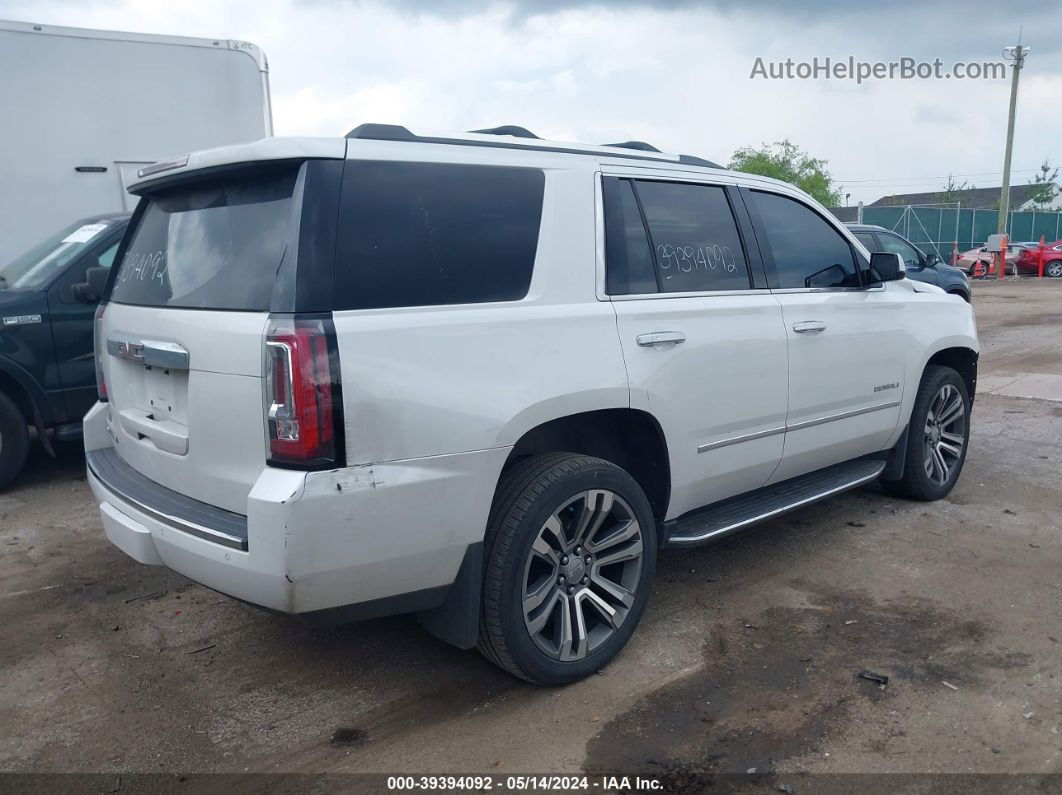 2017 Gmc Yukon Denali White vin: 1GKS2CKJXHR393947