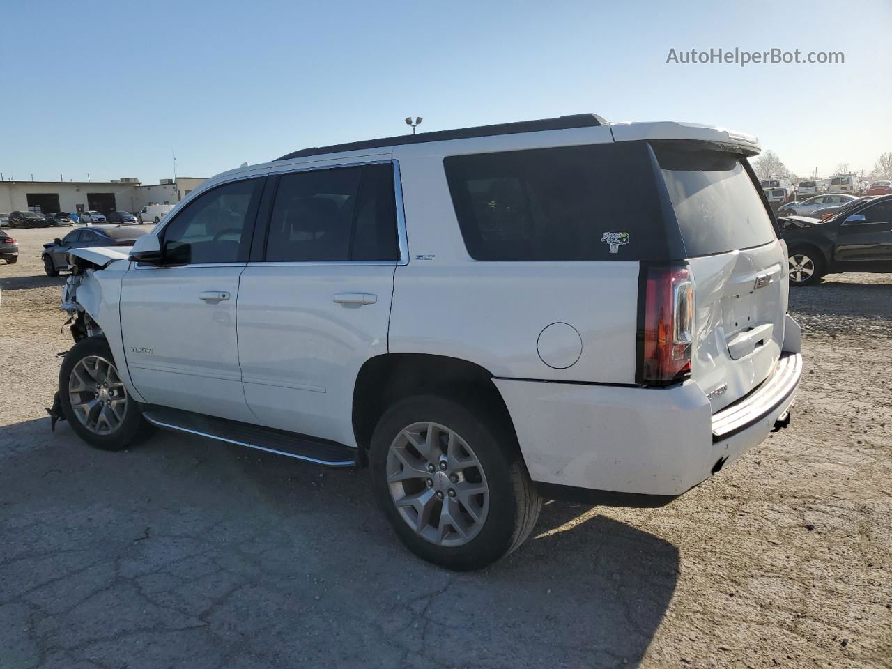 2020 Gmc Yukon Slt White vin: 1GKS2DKC3LR281376